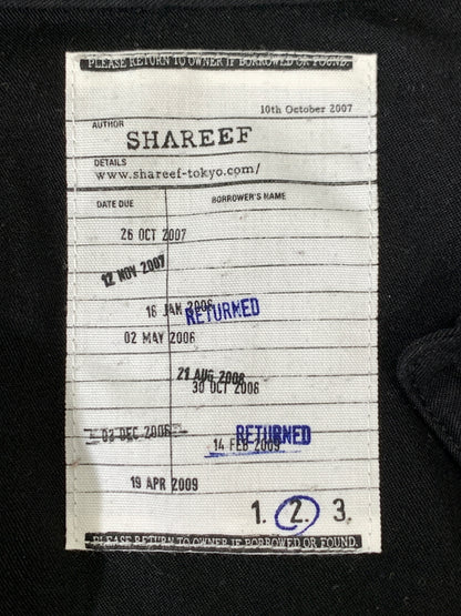【中古品】【メンズ】 SHAREEF シャリーフ APPLE R L S BIG SHIRTS BLACK 18713026 アップル アール ロングスリーブ ビッグ シャツ メンズ 長袖シャツ トップス 140-260731-em-61-min サイズ：2 カラー：ブラック 万代Net店