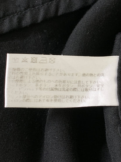 【中古品】【メンズ】 SHAREEF シャリーフ APPLE R L S BIG SHIRTS BLACK 18713026 アップル アール ロングスリーブ ビッグ シャツ メンズ 長袖シャツ トップス 140-260731-em-61-min サイズ：2 カラー：ブラック 万代Net店