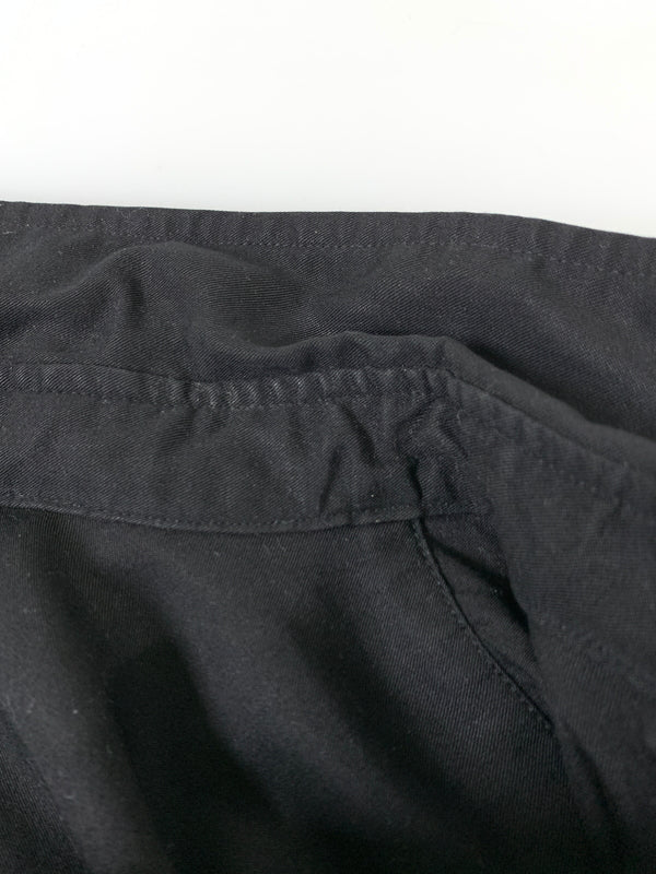 【中古品】【メンズ】 SHAREEF シャリーフ APPLE R L S BIG SHIRTS BLACK 18713026 アップル アール ロングスリーブ ビッグ シャツ メンズ 長袖シャツ トップス 140-260731-em-61-min サイズ：2 カラー：ブラック 万代Net店