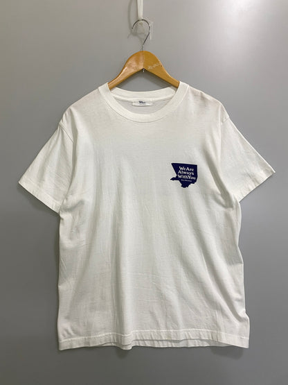 【中古品】【メンズ】 RON HERMAN ロンハーマン WE ARE ALWAYS WITHYOU TEE 半袖 メンズ Tシャツ 141-260630-hu-30-min サイズ：M カラー：ホワイト 万代Net店