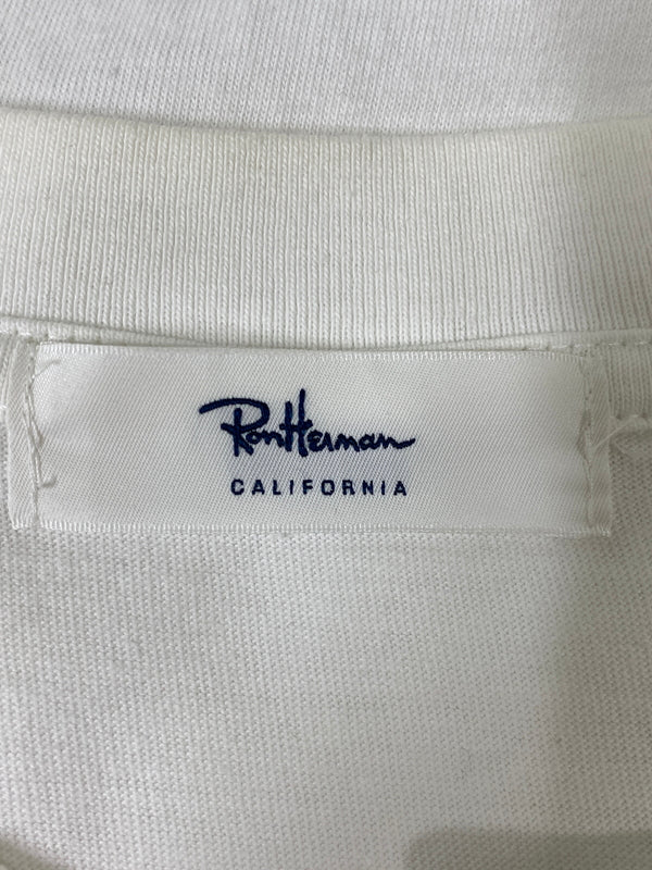 【中古品】【メンズ】 RON HERMAN ロンハーマン WE ARE ALWAYS WITHYOU TEE 半袖 メンズ Tシャツ 141-260630-hu-30-min サイズ：M カラー：ホワイト 万代Net店