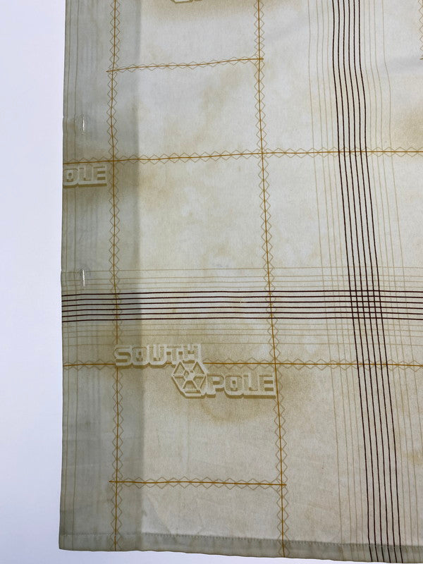 【中古品】【メンズ】 SOUTH POLE サウスポール S/S DESIGN SHIRT半袖 デザイン シャツ トップス 146-251224-jt-19-min サイズ：XL カラー：ホワイト 万代Net店