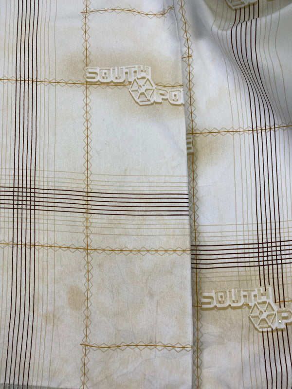【中古品】【メンズ】 SOUTH POLE サウスポール S/S DESIGN SHIRT半袖 デザイン シャツ トップス 146-251224-jt-19-min サイズ：XL カラー：ホワイト 万代Net店
