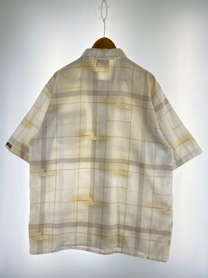 【中古品】【メンズ】 SOUTH POLE サウスポール S/S DESIGN SHIRT半袖 デザイン シャツ トップス 146-251224-jt-19-min サイズ：XL カラー：ホワイト 万代Net店