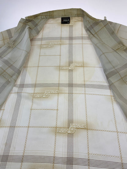 【中古品】【メンズ】 SOUTH POLE サウスポール S/S DESIGN SHIRT半袖 デザイン シャツ トップス 146-251224-jt-19-min サイズ：XL カラー：ホワイト 万代Net店