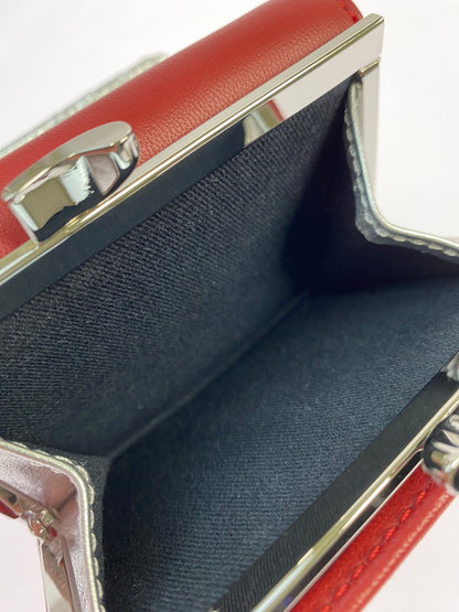 【LIFTる。景品】【中古美品】【メンズ/レディース】 Vivienne Westwood ヴィヴィアンウエストウッド NAPPA SMALL FRAME WALLET 三つ折り財布 200-250927-ks-13-min カラー：レッド系 万代Net店