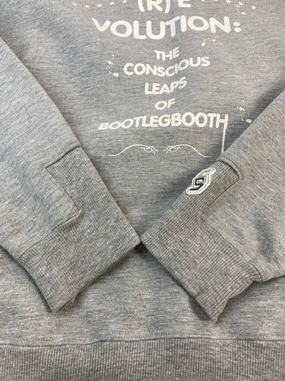 【中古品】【メンズ】 BOOTLEGBOOTH PRINT HOODIE ブートレグブース プリント フーディー プルオーバー パーカー トップス 142-251227-yn-16-min サイズ：M カラー：グレー 万代Net店