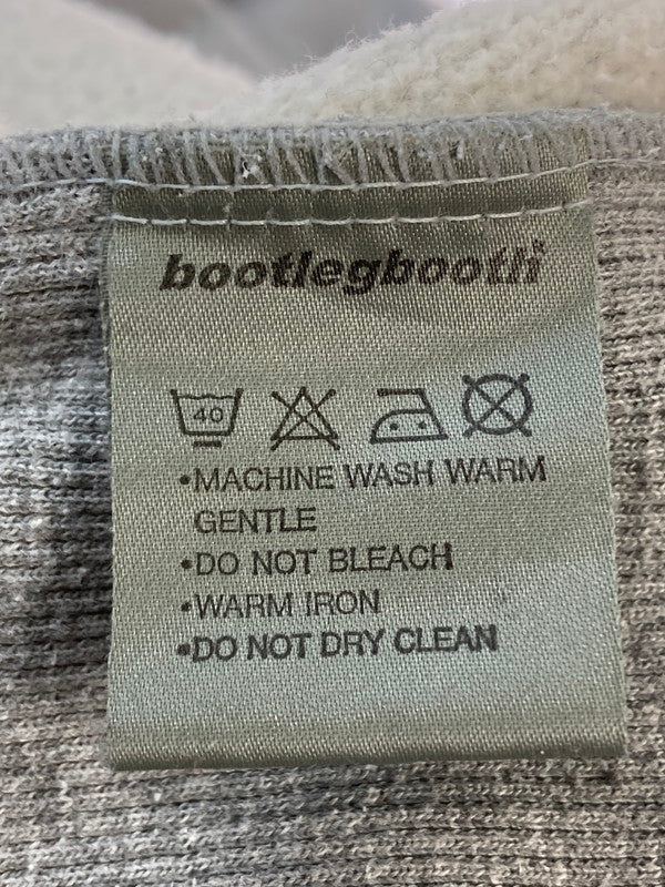 【中古品】【メンズ】 BOOTLEGBOOTH PRINT HOODIE ブートレグブース プリント フーディー プルオーバー パーカー トップス 142-251227-yn-16-min サイズ：M カラー：グレー 万代Net店