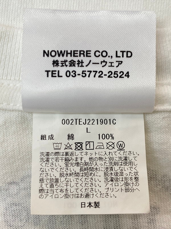 【中古品】【メンズ】 COMME des GARCONS コムデギャルソン × A BATHING APE アベイシングエイプ 別注 コラボ OSAKA BABY MILO S/S TEE 002TEJ221901C オオサカ ベイビーマイロ ショートスリーブ Tシャツ 半袖 トップス 140-251210-kk-28-min サイズ：L カラー：ホワイト 万代Net店