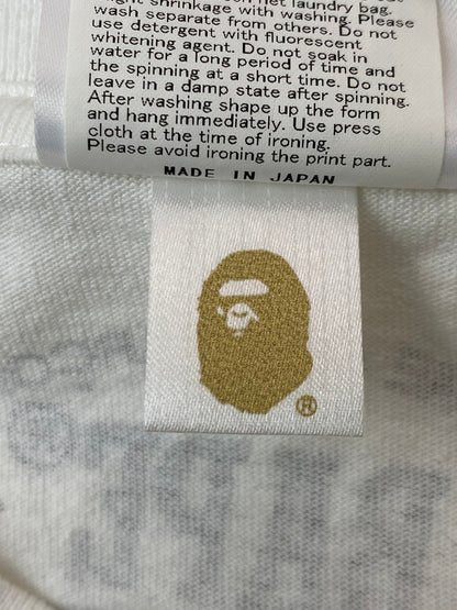 【中古品】【メンズ】 COMME des GARCONS コムデギャルソン × A BATHING APE アベイシングエイプ 別注 コラボ OSAKA BABY MILO S/S TEE 002TEJ221901C オオサカ ベイビーマイロ ショートスリーブ Tシャツ 半袖 トップス 140-251210-kk-28-min サイズ：L カラー：ホワイト 万代Net店