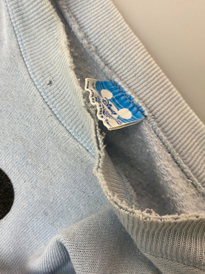 【現状渡し品】【メンズ】 WALT DISNEY WORLD ウォルトディズニー ワールド MICKEY SS SWEAT SHIRTT 80S 90S ミッキープリント 半袖 スウェット シャツ メンズ トップス 80年代 90年代 ヴィンテージ 146-251214-em-23-min サイズ：M カラー：ライトブルー 万代Net店