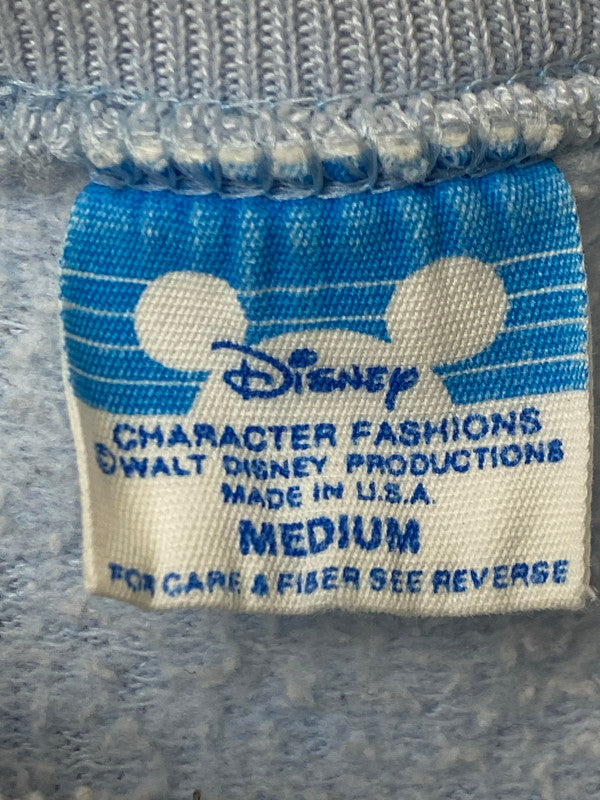 【現状渡し品】【メンズ】 WALT DISNEY WORLD ウォルトディズニー ワールド MICKEY SS SWEAT SHIRTT 80S 90S ミッキープリント 半袖 スウェット シャツ メンズ トップス 80年代 90年代 ヴィンテージ 146-251214-em-23-min サイズ：M カラー：ライトブルー 万代Net店