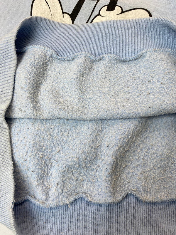 【現状渡し品】【メンズ】 WALT DISNEY WORLD ウォルトディズニー ワールド MICKEY SS SWEAT SHIRTT 80S 90S ミッキープリント 半袖 スウェット シャツ メンズ トップス 80年代 90年代 ヴィンテージ 146-251214-em-23-min サイズ：M カラー：ライトブルー 万代Net店