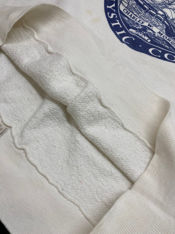 【現状渡し品】【メンズ】 USED 60'S MYSTIC SEAPORT MYSTIC CONN SWEAT SHIRT スウェット 146-250928-AS-6-min サイズ：サイズ不明 カラー：ホワイト 万代Net店