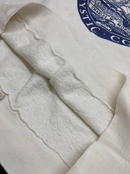【現状渡し品】【メンズ】 USED 60'S MYSTIC SEAPORT MYSTIC CONN SWEAT SHIRT スウェット 146-250928-AS-6-min サイズ：サイズ不明 カラー：ホワイト 万代Net店