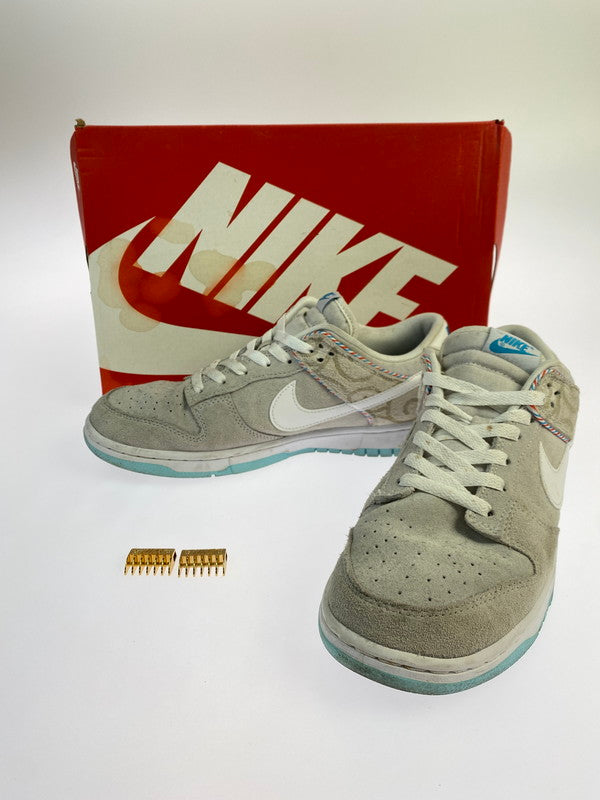 【中古品】【メンズ】 NIKE ナイキ DUNK LOW RETRO SE BARBER SHOP DH7614-500 ダンク ロー レトロ シーズナルエディション バーバー ショップ スニーカー 靴 160-251002-kk-02-min カラー：IRIS WHISPER/WHT-CHILE RED 万代Net店