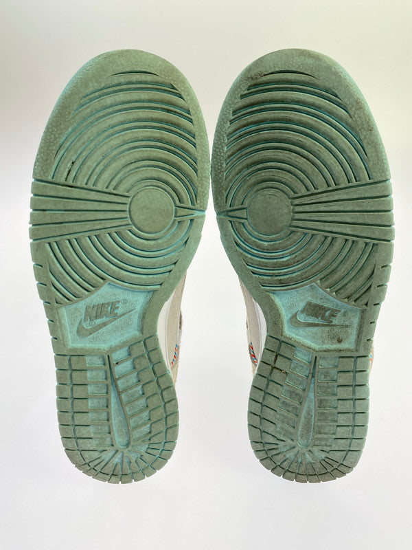 【中古品】【メンズ】 NIKE ナイキ DUNK LOW RETRO SE BARBER SHOP DH7614-500 ダンク ロー レトロ シーズナルエディション バーバー ショップ スニーカー 靴 160-251002-kk-02-min カラー：IRIS WHISPER/WHT-CHILE RED 万代Net店