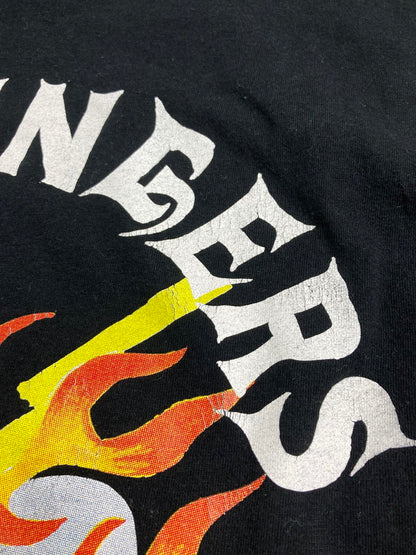 【中古品】【メンズ】 CHALLENGER チャレンジャー S S THUNDER SKULL TEE ショートスリーブ 142-251015-AS-8-min サイズ：XXL カラー：ブラック 万代Net店