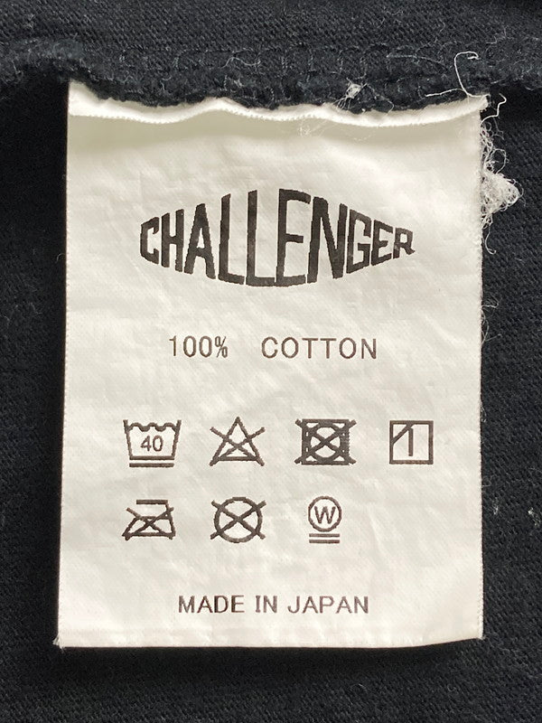 【中古品】【メンズ】 CHALLENGER チャレンジャー S S THUNDER SKULL TEE ショートスリーブ 142-251015-AS-8-min サイズ：XXL カラー：ブラック 万代Net店