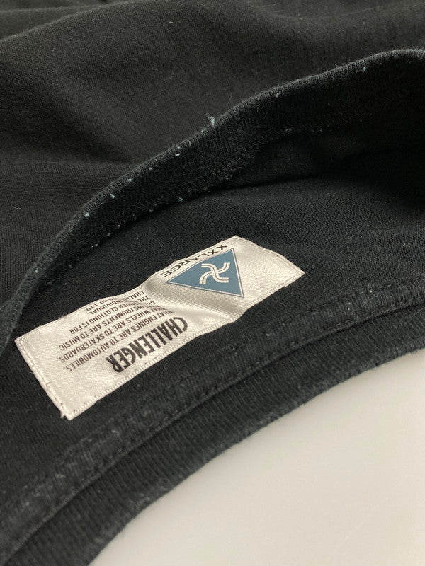 【中古品】【メンズ】 CHALLENGER チャレンジャー S S THUNDER SKULL TEE ショートスリーブ 142-251015-AS-8-min サイズ：XXL カラー：ブラック 万代Net店