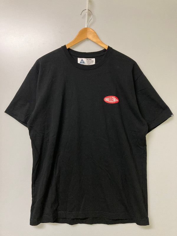 【中古品】【メンズ】 CHALLENGER チャレンジャー S S チャレンジャーレーシング PRINT TEE ショートスリーブ 142-251015-AS-13-min サイズ：L カラー：ブラック 万代Net店