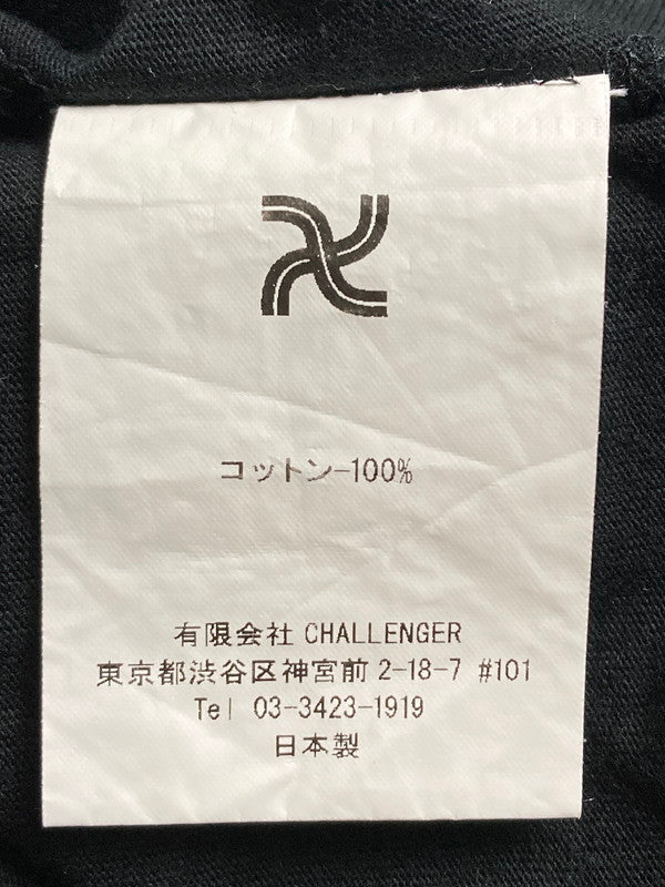 【中古品】【メンズ】 CHALLENGER チャレンジャー S S チャレンジャーレーシング PRINT TEE ショートスリーブ 142-251015-AS-13-min サイズ：L カラー：ブラック 万代Net店
