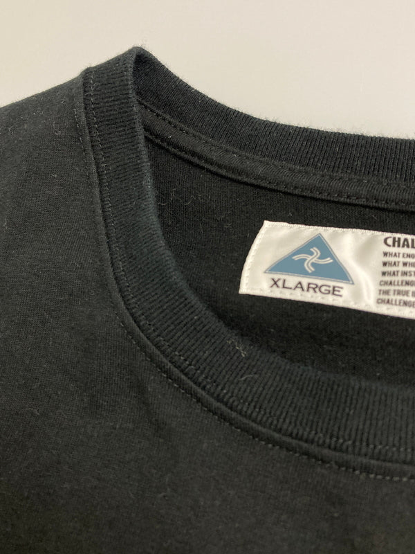 【中古品】【メンズ】 CHALLENGER チャレンジャー × NEW BALANCE ニューバランス PRINT S S TEE ショートスリーブ 142-251111-AS-38-min サイズ：XL カラー：ブラック 万代Net店