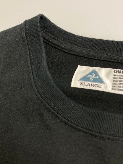 【中古品】【メンズ】 CHALLENGER チャレンジャー × NEW BALANCE ニューバランス PRINT S S TEE ショートスリーブ 142-251111-AS-38-min サイズ：XL カラー：ブラック 万代Net店