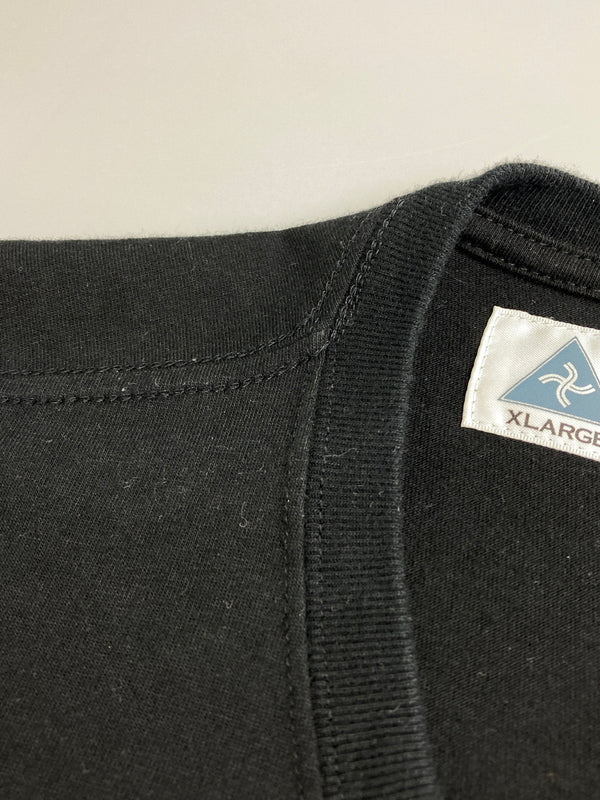 【中古品】【メンズ】 CHALLENGER チャレンジャー × NEW BALANCE ニューバランス PRINT S S TEE ショートスリーブ 142-251111-AS-38-min サイズ：XL カラー：ブラック 万代Net店