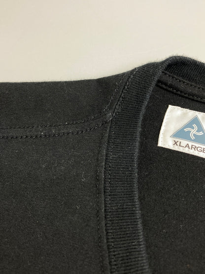 【中古品】【メンズ】 CHALLENGER チャレンジャー × NEW BALANCE ニューバランス PRINT S S TEE ショートスリーブ 142-251111-AS-38-min サイズ：XL カラー：ブラック 万代Net店