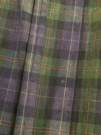 【中古品】【メンズ】 BURBERRY バーバリー BURBERRY'S CHECK JACKET チャック ジャケットメンズ ライトアウター 長袖 141-251212-em-14-min カラー：パープル/グリーン/ブラック 万代Net店