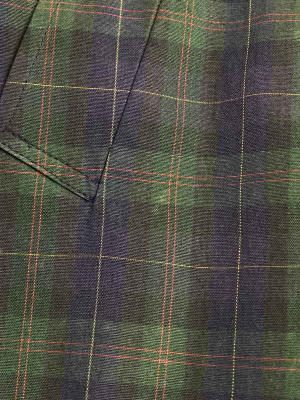 【中古品】【メンズ】 BURBERRY バーバリー BURBERRY'S CHECK JACKET チャック ジャケットメンズ ライトアウター 長袖 141-251212-em-14-min カラー：パープル/グリーン/ブラック 万代Net店