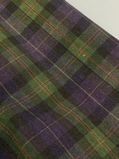 【中古品】【メンズ】 BURBERRY バーバリー BURBERRY'S CHECK JACKET チャック ジャケットメンズ ライトアウター 長袖 141-251212-em-14-min カラー：パープル/グリーン/ブラック 万代Net店