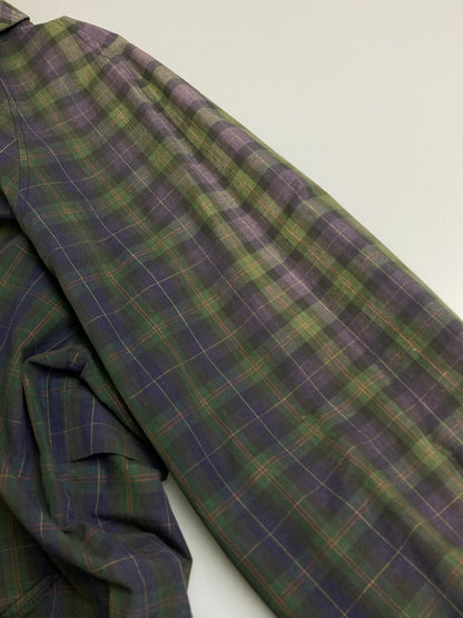 【中古品】【メンズ】 BURBERRY バーバリー BURBERRY'S CHECK JACKET チャック ジャケットメンズ ライトアウター 長袖 141-251212-em-14-min カラー：パープル/グリーン/ブラック 万代Net店