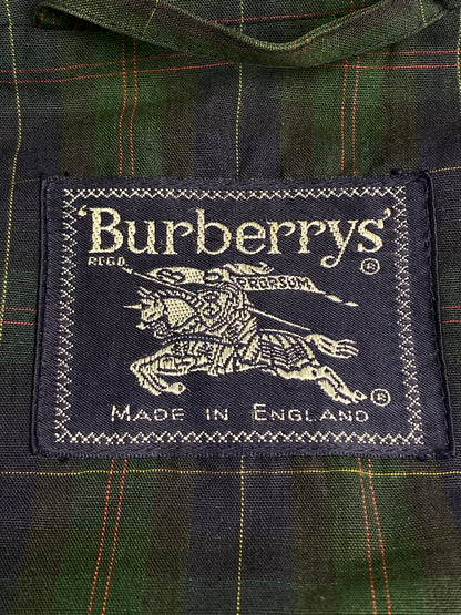 【中古品】【メンズ】 BURBERRY バーバリー BURBERRY'S CHECK JACKET チャック ジャケットメンズ ライトアウター 長袖 141-251212-em-14-min カラー：パープル/グリーン/ブラック 万代Net店