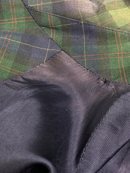 【中古品】【メンズ】 BURBERRY バーバリー BURBERRY'S CHECK JACKET チャック ジャケットメンズ ライトアウター 長袖 141-251212-em-14-min カラー：パープル/グリーン/ブラック 万代Net店