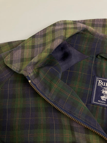 【中古品】【メンズ】 BURBERRY バーバリー BURBERRY'S CHECK JACKET チャック ジャケットメンズ ライトアウター 長袖 141-251212-em-14-min カラー：パープル/グリーン/ブラック 万代Net店