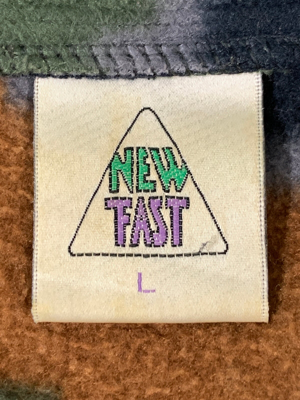 【中古品】【メンズ】 NEW FAST ニューファスト 80S フリースプルオーバー アウター ヴィンテージ 146-260729-AS-5-min サイズ：L カラー：マルチカラー 万代Net店