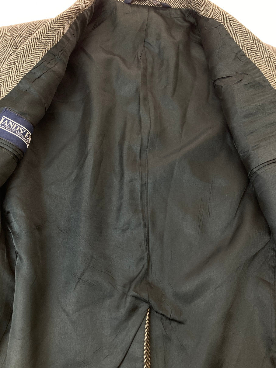 【中古品】【メンズ】 LANDS’ END ランズエンド USA製 90S ヘリンボーン ツイード テーラードジャケット 146-251012-ks-75-min サイズ：不明 万代Net店