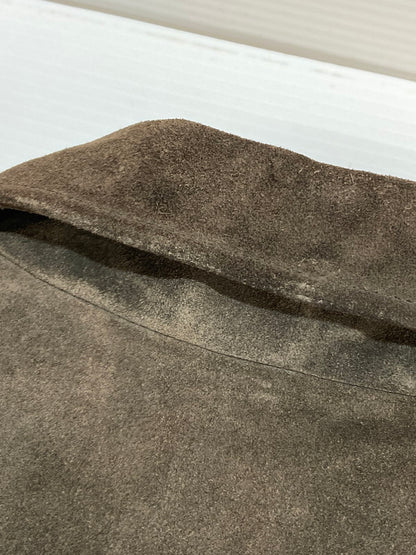 【中古品】【メンズ】 Banana Republic バナナリパブリック 90S SUEDE COAT スエードコート アウター 146-250928-AS-11-min サイズ：S カラー：ブラウン 万代Net店
