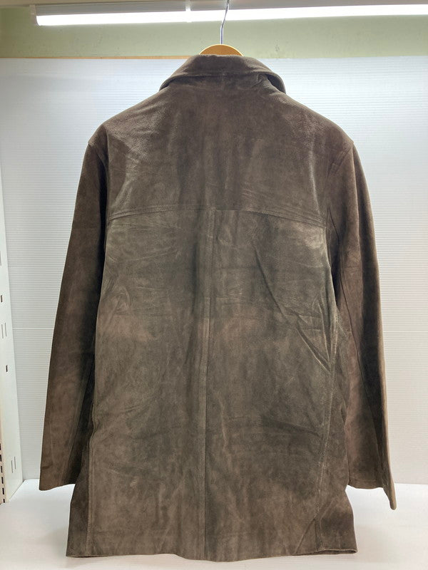 【中古品】【メンズ】 Banana Republic バナナリパブリック 90S SUEDE COAT スエードコート アウター 146-250928-AS-11-min サイズ：S カラー：ブラウン 万代Net店