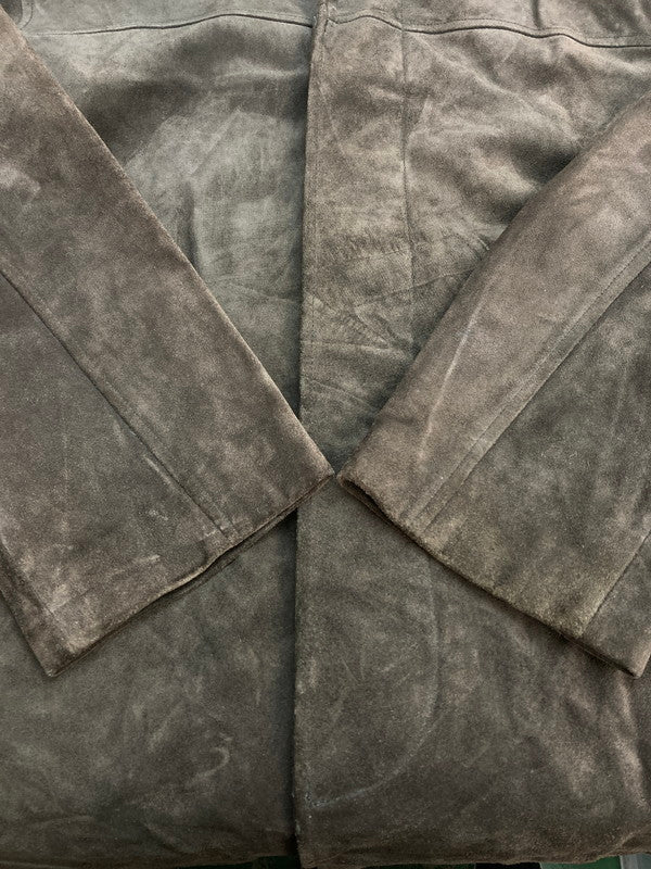 【中古品】【メンズ】 Banana Republic バナナリパブリック 90S SUEDE COAT スエードコート アウター 146-250928-AS-11-min サイズ：S カラー：ブラウン 万代Net店