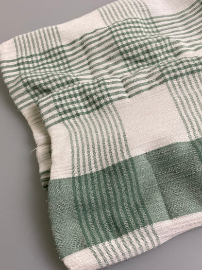 【現状渡し品】【メンズ】 TONI GARMENTS FOR CC MAGIC USA製 LS チェックコットンジャケット 146-251012-ks-06-min サイズ：1X カラー：ホワイト/ライトグリーン 万代Net店