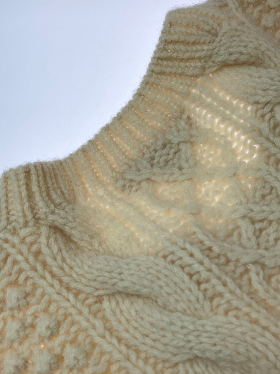 【中古品】【メンズ】 Z’S WOOL LS CABLE KNIT ニット トップス 146-251012-ks-73-min サイズ：2 カラー：ベージュ 万代Net店