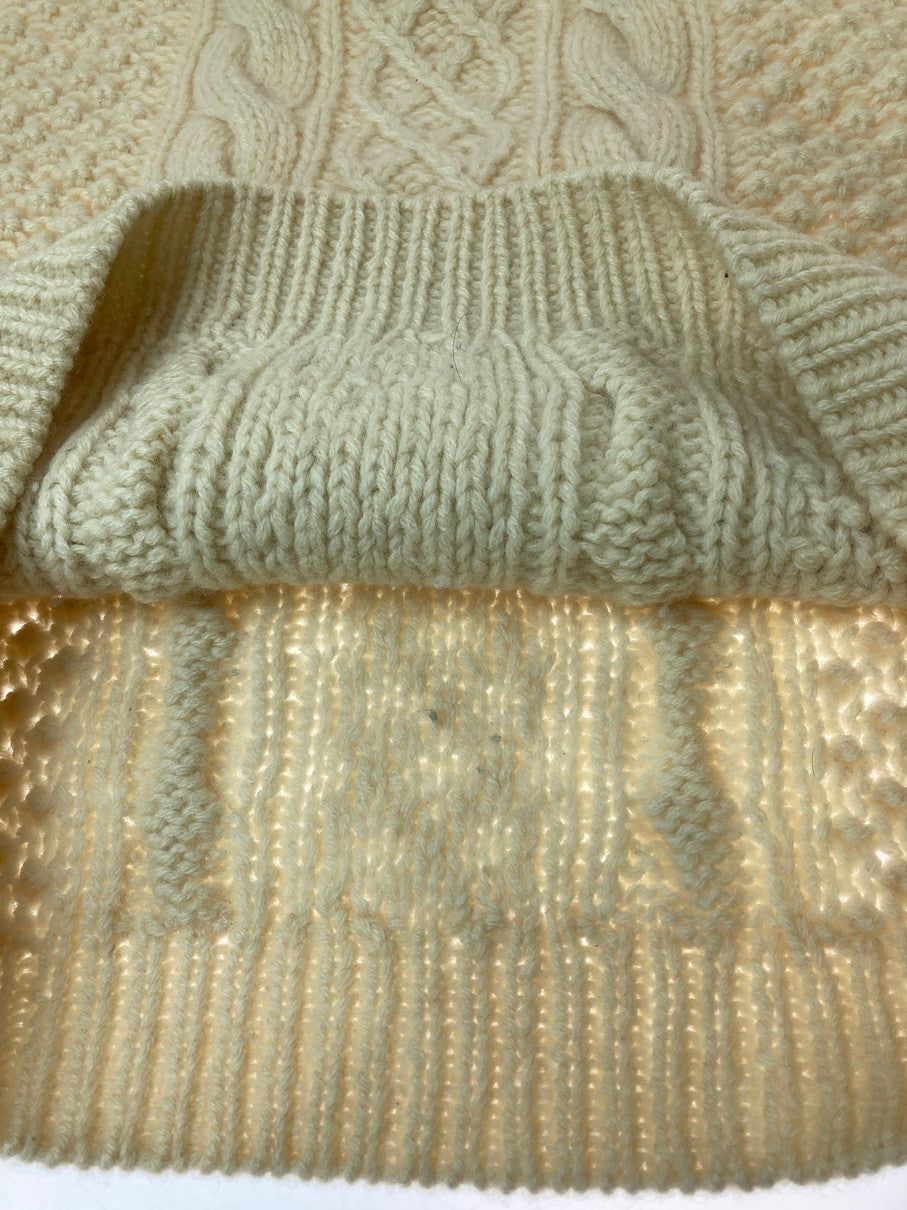 【中古品】【メンズ】 Z’S WOOL LS CABLE KNIT ニット トップス 146-251012-ks-73-min サイズ：2 カラー：ベージュ 万代Net店
