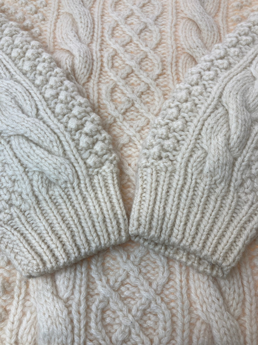 【中古品】【メンズ】 Z’S WOOL LS CABLE KNIT ニット トップス 146-251012-ks-73-min サイズ：2 カラー：ベージュ 万代Net店