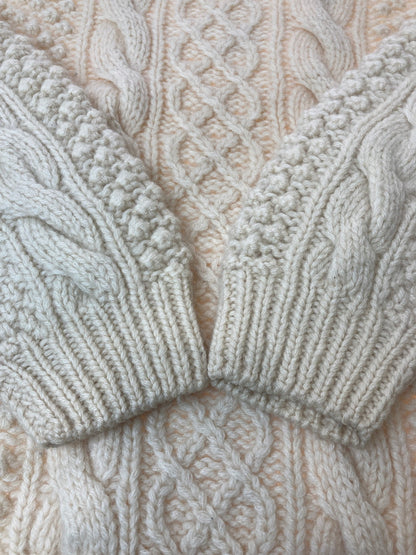【中古品】【メンズ】 Z’S WOOL LS CABLE KNIT ニット トップス 146-251012-ks-73-min サイズ：2 カラー：ベージュ 万代Net店