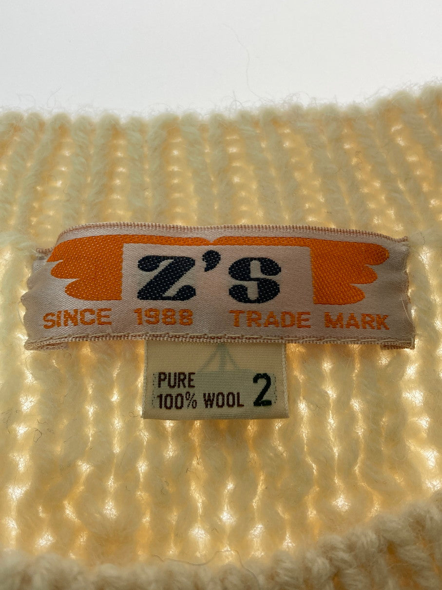 【中古品】【メンズ】 Z’S WOOL LS CABLE KNIT ニット トップス 146-251012-ks-73-min サイズ：2 カラー：ベージュ 万代Net店