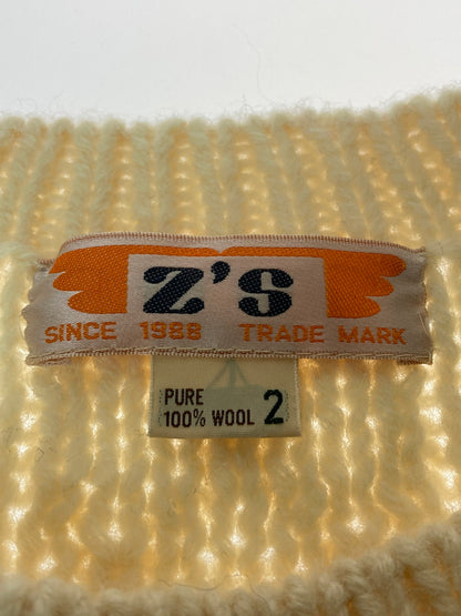 【中古品】【メンズ】 Z’S WOOL LS CABLE KNIT ニット トップス 146-251012-ks-73-min サイズ：2 カラー：ベージュ 万代Net店