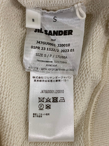 【中古美品】【メンズ】 JIL SANDER ジルサンダー J47GU0001 SWEATSHIRT CN LS スウェットシャツ トップス 141-250927-ks-39-min サイズ：S カラー：アイボリー 万代Net店